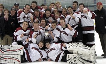 Middlesex School celebrates 2012 Barber Tournament championship.