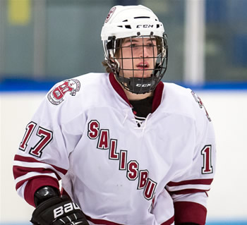 Junior Evan Smith -- and his twin brother/linemate Mitchell -- were excellent in Elite 8 action over weekend in Salem, NH.