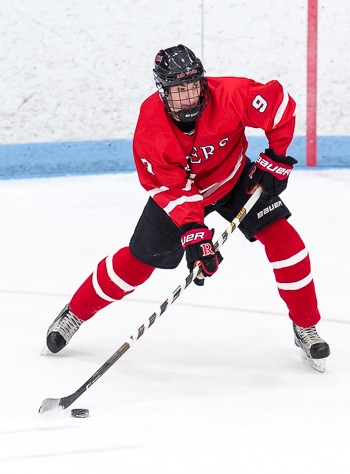 Rivers senior co-captain Brendan Hamblet in action against Exeter Tuesday.