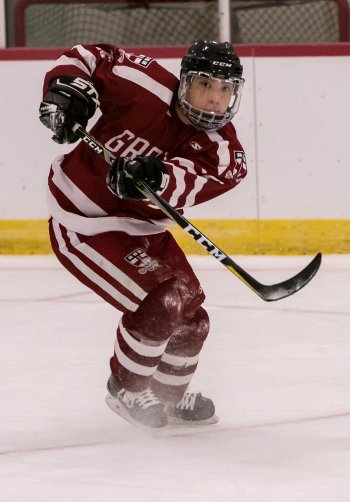 Groton junior Jonah Gold had five points -- 4 goals and an assist -- in a 6-2 win over NYA