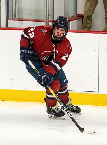 Dexter senior Aidan Connolly figured in all of his team's goals in Wednesday's 5-2 win over Hoosac. Connolly, a Sacred Heart recruit, had a goal and 4