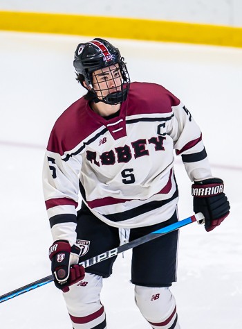 Portsmouth Abbey senior D Jack Baird scored the game-winner in a 3-2 win at NYA on Saturday.