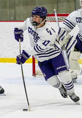 Cushing senior Emerson Marshall, the Penguins' leading scorer, had two goals and an assist in Wednesday's 6-2 win at Tilton.