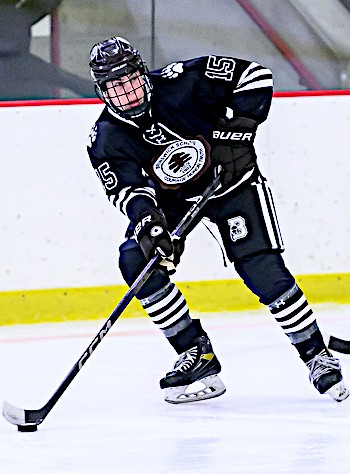 Brunswick junior Joe Salandra, a Harvard commit, scored on an overtime penalty shot to lead the undefeated Bruins past Northwood in the Mutch Cup titl